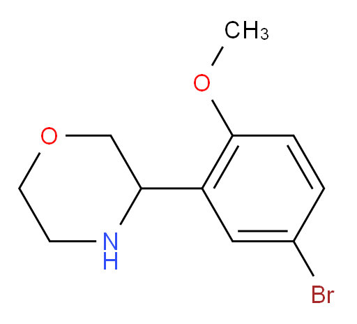 3-(5-bromo-2-methoxyphenyl)morpholine