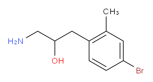 1-amino-3-(4-bromo-2-methylphenyl)propan-2-ol