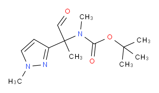 tert-butyl N-methyl-N-[2-(1-methyl-1H-pyrazol-3-yl)-1-oxopropan-2-yl]carbamate