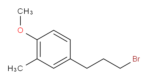 4-(3-bromopropyl)-1-methoxy-2-methylbenzene