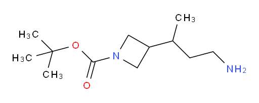tert-butyl 3-(4-aminobutan-2-yl)azetidine-1-carboxylate