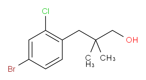 3-(4-bromo-2-chlorophenyl)-2,2-dimethylpropan-1-ol