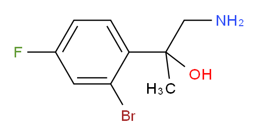 1-amino-2-(2-bromo-4-fluorophenyl)propan-2-ol