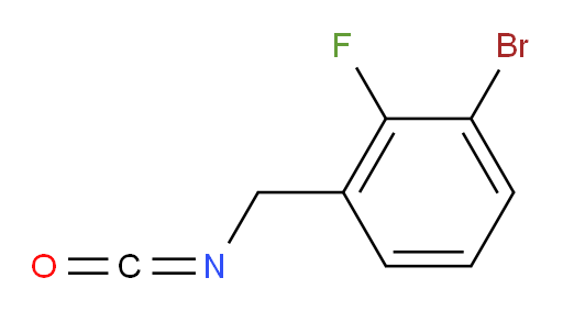 1-bromo-2-fluoro-3-(isocyanatomethyl)benzene