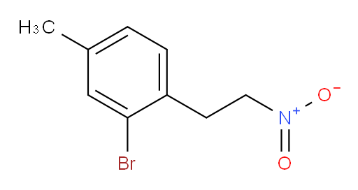 2-bromo-4-methyl-1-(2-nitroethyl)benzene