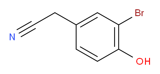 2-(3-bromo-4-hydroxyphenyl)acetonitrile