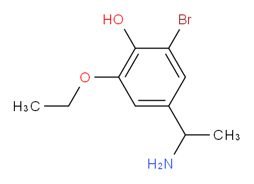 4-(1-aminoethyl)-2-bromo-6-ethoxyphenol