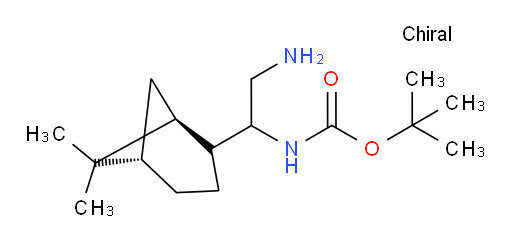 tert-butyl N-{2-amino-1-[(1S,5S)-6,6-dimethylbicyclo[3.1.1]heptan-2-yl]ethyl}carbamate