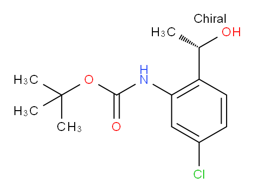 tert-butyl N-{5-chloro-2-[(1S)-1-hydroxyethyl]phenyl}carbamate