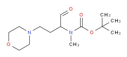 tert-butyl N-methyl-N-[4-(morpholin-4-yl)-1-oxobutan-2-yl]carbamate