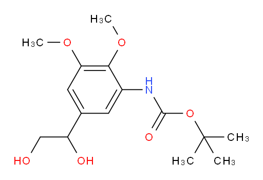 tert-butyl N-[5-(1,2-dihydroxyethyl)-2,3-dimethoxyphenyl]carbamate