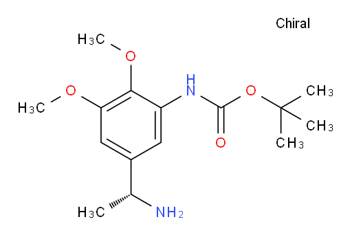 tert-butyl N-{5-[(1R)-1-aminoethyl]-2,3-dimethoxyphenyl}carbamate