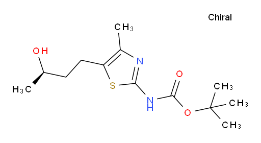 tert-butyl N-{5-[(3R)-3-hydroxybutyl]-4-methyl-1,3-thiazol-2-yl}carbamate