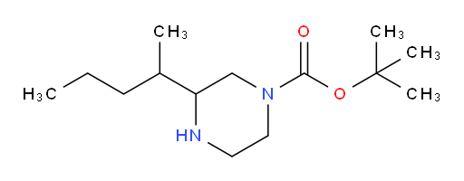 tert-butyl 3-(pentan-2-yl)piperazine-1-carboxylate