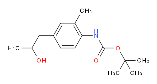 tert-butyl N-[4-(2-hydroxypropyl)-2-methylphenyl]carbamate