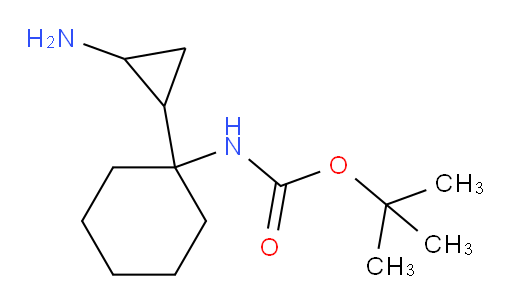 tert-butyl N-[1-(2-aminocyclopropyl)cyclohexyl]carbamate