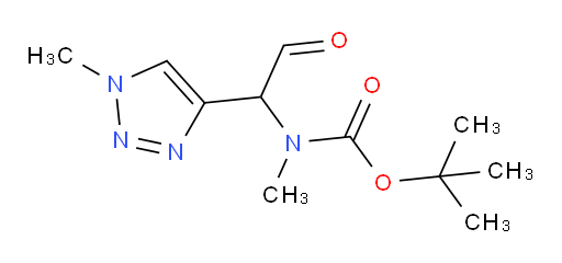 tert-butyl N-methyl-N-[1-(1-methyl-1H-1,2,3-triazol-4-yl)-2-oxoethyl]carbamate