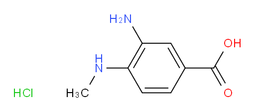 3-amino-4-(methylamino)benzoic acid hydrochloride