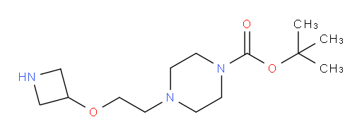 tert-butyl 4-[2-(azetidin-3-yloxy)ethyl]piperazine-1-carboxylate