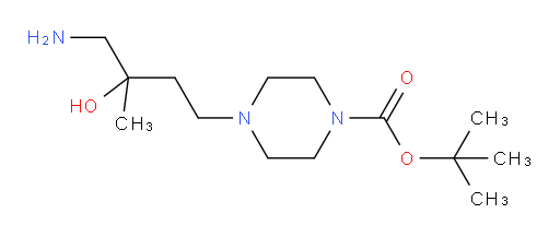 tert-butyl 4-(4-amino-3-hydroxy-3-methylbutyl)piperazine-1-carboxylate