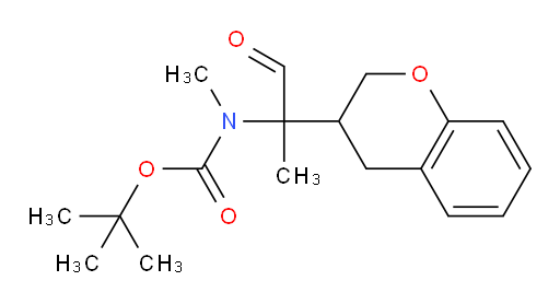 tert-butyl N-[2-(3,4-dihydro-2H-1-benzopyran-3-yl)-1-oxopropan-2-yl]-N-methylcarbamate