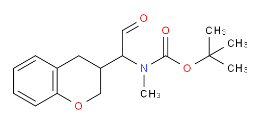 tert-butyl N-[1-(3,4-dihydro-2H-1-benzopyran-3-yl)-2-oxoethyl]-N-methylcarbamate