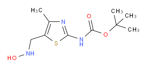 tert-butyl N-{5-[(hydroxyamino)methyl]-4-methyl-1,3-thiazol-2-yl}carbamate