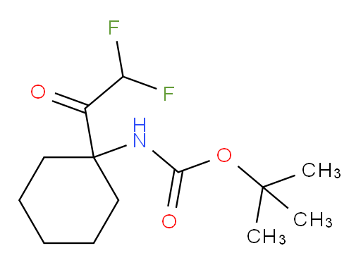 tert-butyl N-[1-(2,2-difluoroacetyl)cyclohexyl]carbamate