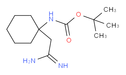 tert-butyl N-[1-(carbamimidoylmethyl)cyclohexyl]carbamate