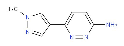 6-(1-methyl-1H-pyrazol-4-yl)pyridazin-3-amine