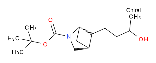tert-butyl (1S,4R)-5-(3-hydroxybutyl)-2-azabicyclo[2.1.1]hexane-2-carboxylate