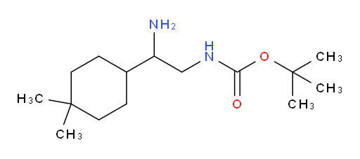 tert-butyl N-[2-amino-2-(4,4-dimethylcyclohexyl)ethyl]carbamate