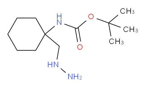 tert-butyl N-[1-(hydrazinylmethyl)cyclohexyl]carbamate
