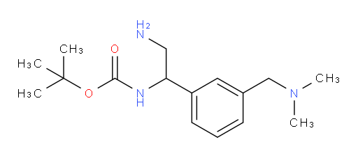 tert-butyl N-(2-amino-1-{3-[(dimethylamino)methyl]phenyl}ethyl)carbamate