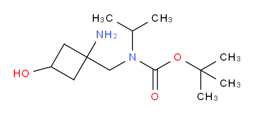 tert-butyl N-[(1-amino-3-hydroxycyclobutyl)methyl]-N-(propan-2-yl)carbamate
