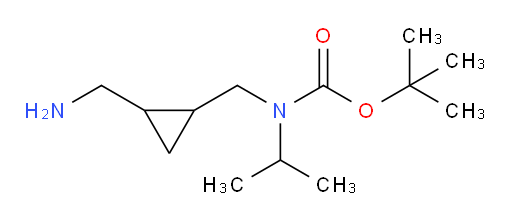 tert-butyl N-{[2-(aminomethyl)cyclopropyl]methyl}-N-(propan-2-yl)carbamate