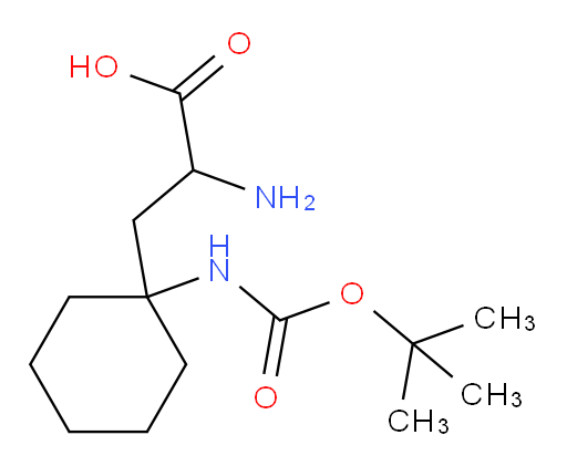 2-amino-3-(1-{[(tert-butoxy)carbonyl]amino}cyclohexyl)propanoic acid