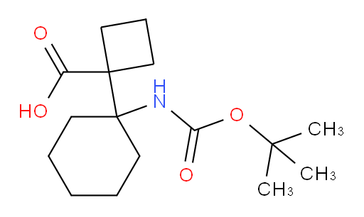 1-(1-{[(tert-butoxy)carbonyl]amino}cyclohexyl)cyclobutane-1-carboxylic acid