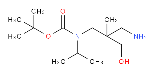 tert-butyl N-[2-(aminomethyl)-3-hydroxy-2-methylpropyl]-N-(propan-2-yl)carbamate