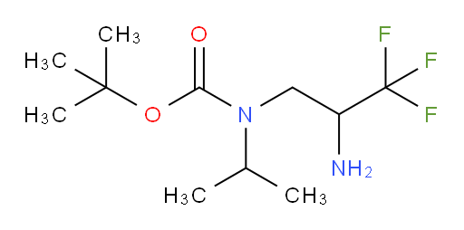 tert-butyl N-(2-amino-3,3,3-trifluoropropyl)-N-(propan-2-yl)carbamate