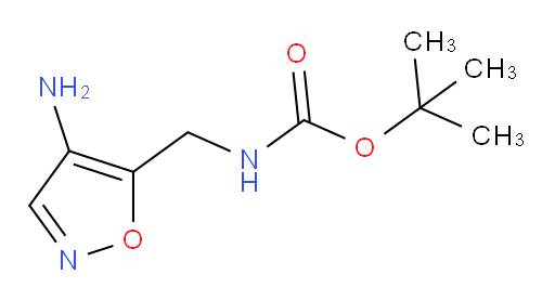 tert-butyl N-[(4-amino-1,2-oxazol-5-yl)methyl]carbamate
