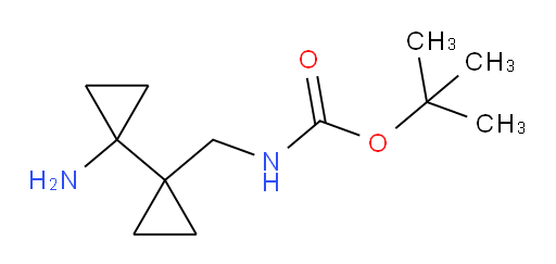 tert-butyl N-{[1-(1-aminocyclopropyl)cyclopropyl]methyl}carbamate