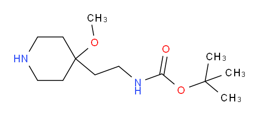 tert-butyl N-[2-(4-methoxypiperidin-4-yl)ethyl]carbamate