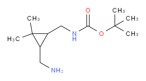 tert-butyl N-{[3-(aminomethyl)-2,2-dimethylcyclopropyl]methyl}carbamate