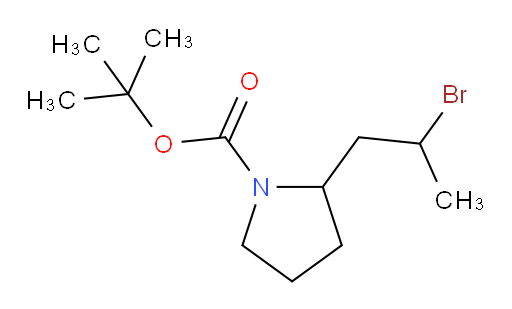tert-butyl 2-(2-bromopropyl)pyrrolidine-1-carboxylate