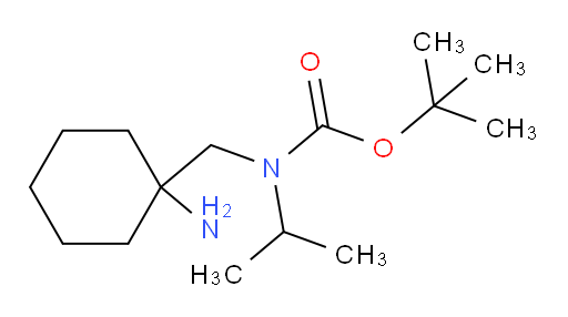 tert-butyl N-[(1-aminocyclohexyl)methyl]-N-(propan-2-yl)carbamate