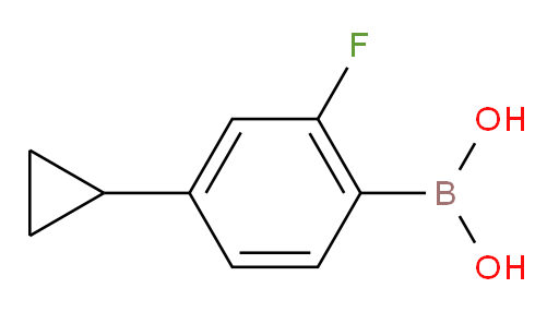 (4-cyclopropyl-2-fluorophenyl)boronic acid
