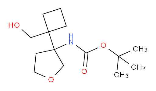 tert-butyl N-{3-[1-(hydroxymethyl)cyclobutyl]oxolan-3-yl}carbamate