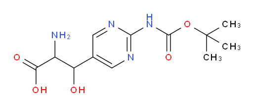 2-amino-3-(2-{[(tert-butoxy)carbonyl]amino}pyrimidin-5-yl)-3-hydroxypropanoic acid