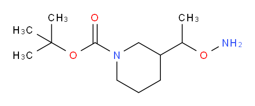 tert-butyl 3-[1-(aminooxy)ethyl]piperidine-1-carboxylate